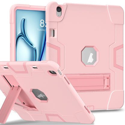 Contrast Color Silicone Acrylic PC Tablet Case with Holder