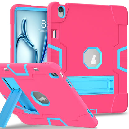 Contrast Color Silicone Acrylic PC Tablet Case with Holder