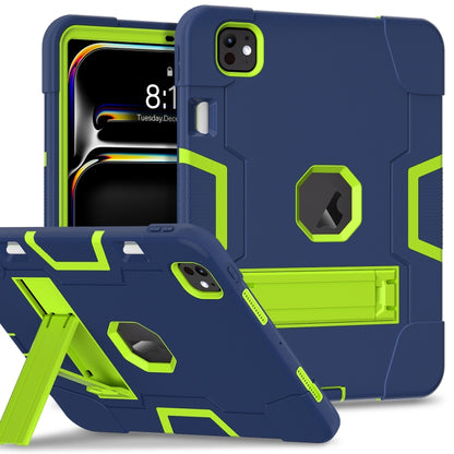 Contrast Color Silicone Acrylic PC Tablet Case with Holder