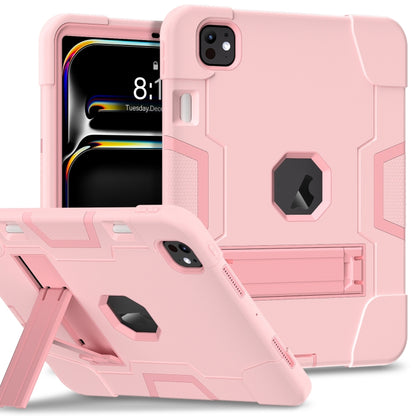 Contrast Color Silicone Acrylic PC Tablet Case with Holder