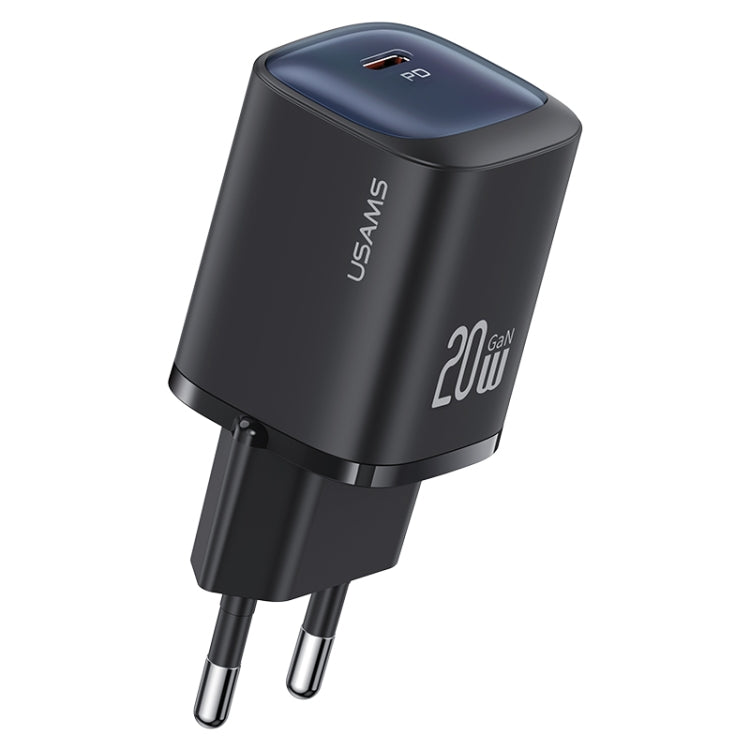 USAMS CC248 20W USB-C / Type-C GaN Fast Charger, EU Plug, CC248