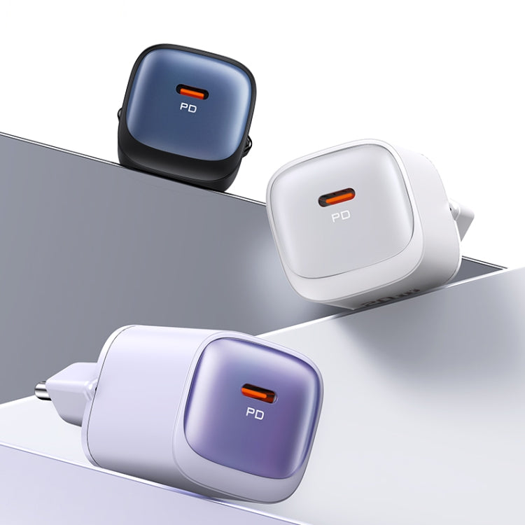 USAMS CC248 20W USB-C / Type-C GaN Fast Charger, EU Plug, CC248