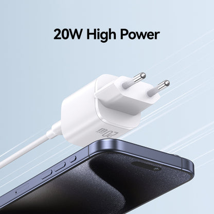 USAMS CC248 20W USB-C / Type-C GaN Fast Charger, EU Plug, CC248