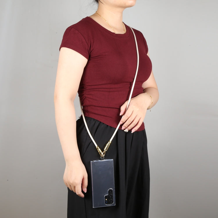 Data Cable Phone Anti-lost Crossbody Lanyard, Length: 1.2m, Type-C to 8 Pin Braid