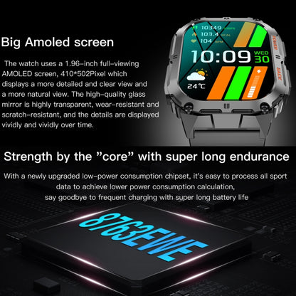 LEMFO K61 Pro 1.96 inch BT5.0 Sport Smart Watch