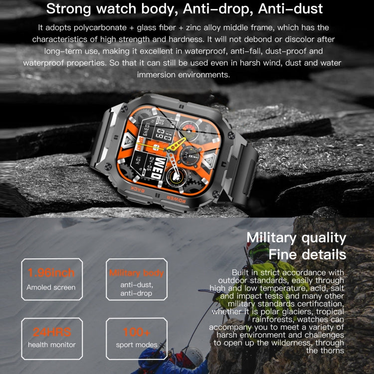 LEMFO K61 Pro 1.96 inch BT5.0 Sport Smart Watch