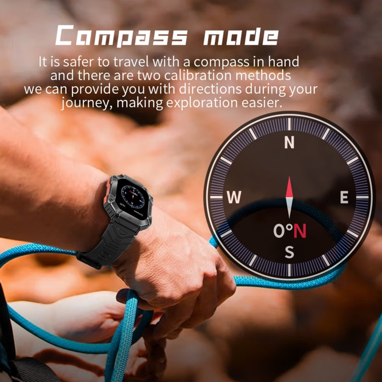 KR80 2.0 inch BT5.1 IP67 Sport Smart Watch