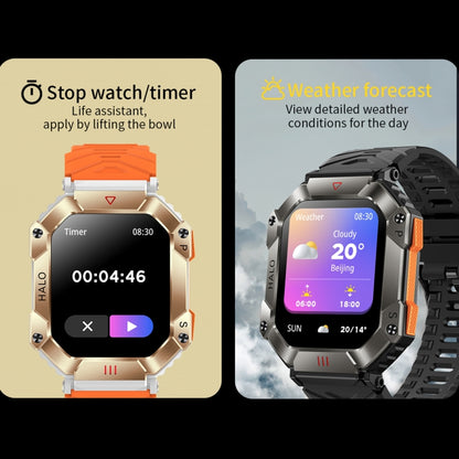 KR80 2.0 inch BT5.1 IP67 Sport Smart Watch