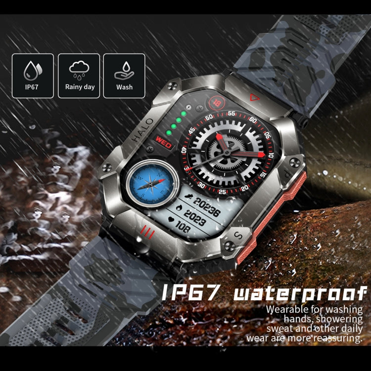 KR80 2.0 inch BT5.1 IP67 Sport Smart Watch