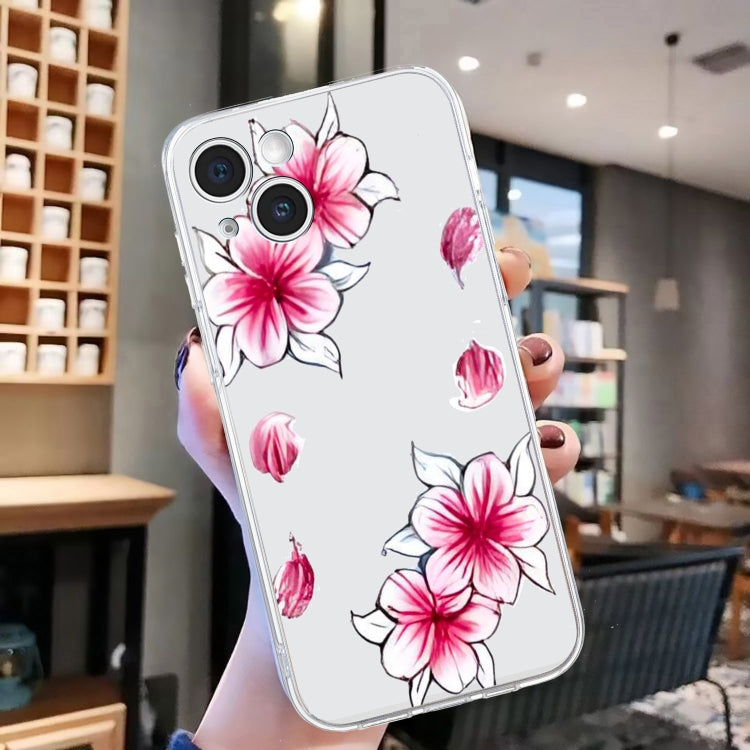 Colored Drawing Pattern Transparent TPU Phone Case, For iPhone 14, For iPhone 14 Pro�������������...