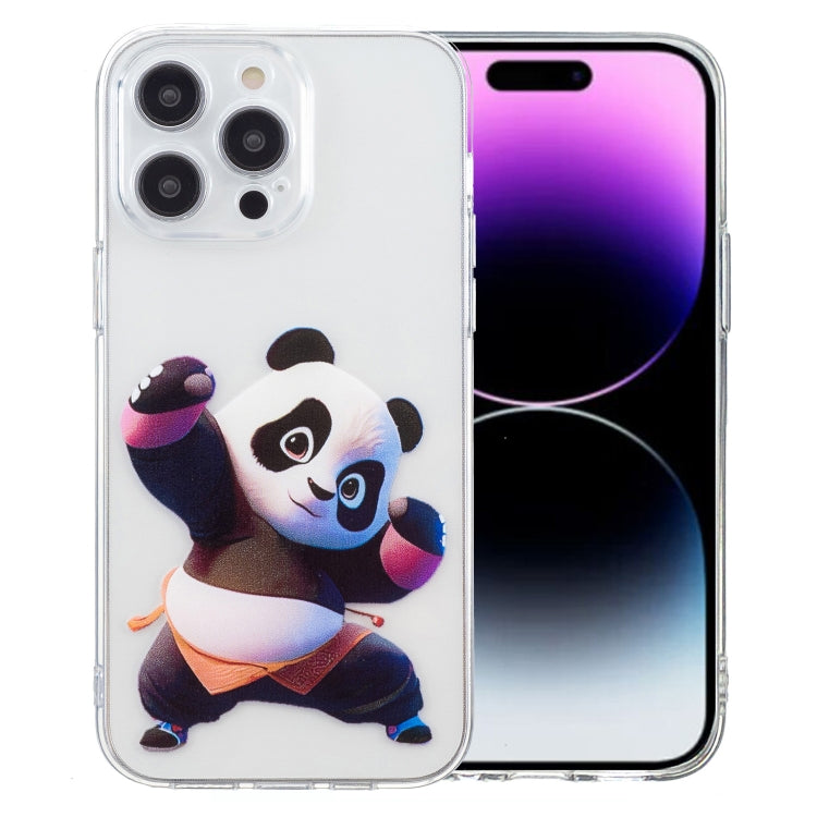 Colored Drawing Pattern Transparent TPU Phone Case, For iPhone 14, For iPhone 14 Pro�������������...
