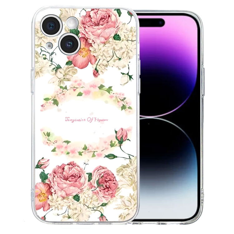 Colored Drawing Pattern Transparent TPU Phone Case, For iPhone 16 Pro Max, For iPhone 16 Pro�����...