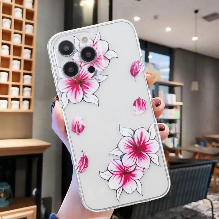 Colored Drawing Pattern Transparent TPU Phone Case, For iPhone 16 Pro Max, For iPhone 16 Pro�����...