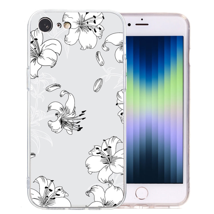 Colored Drawing Pattern Transparent TPU Phone Case, For iPhone 14, For iPhone 14 Pro�������������...