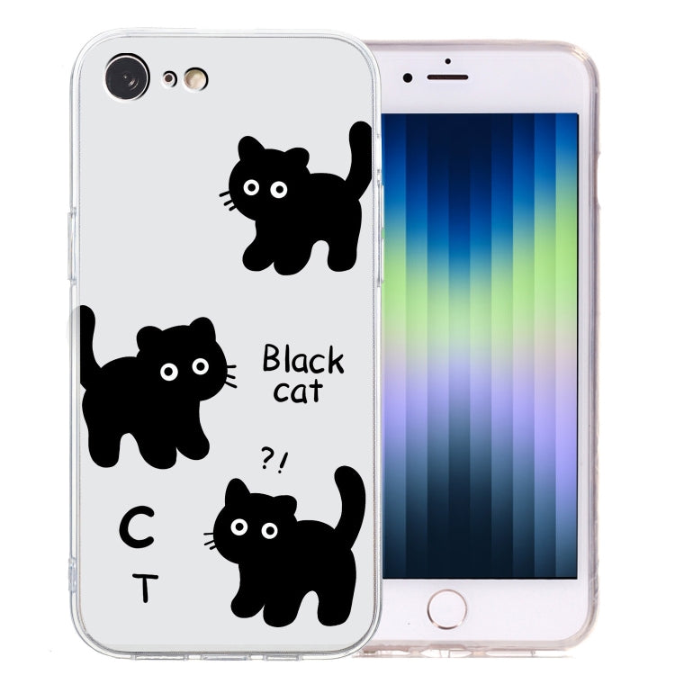 Colored Drawing Pattern Transparent TPU Phone Case, For iPhone 14, For iPhone 14 Pro�������������...