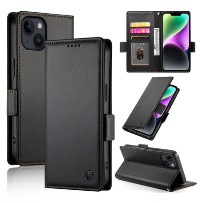 Side Buckle Magnetic Frosted Leather Phone Case