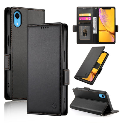 Side Buckle Magnetic Frosted Leather Phone Case