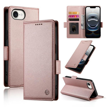 Side Buckle Magnetic Frosted Leather Phone Case