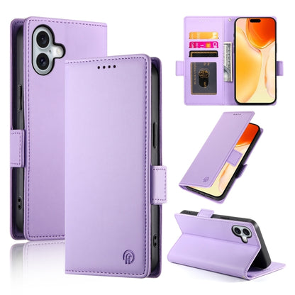 Side Buckle Magnetic Frosted Leather Phone Case