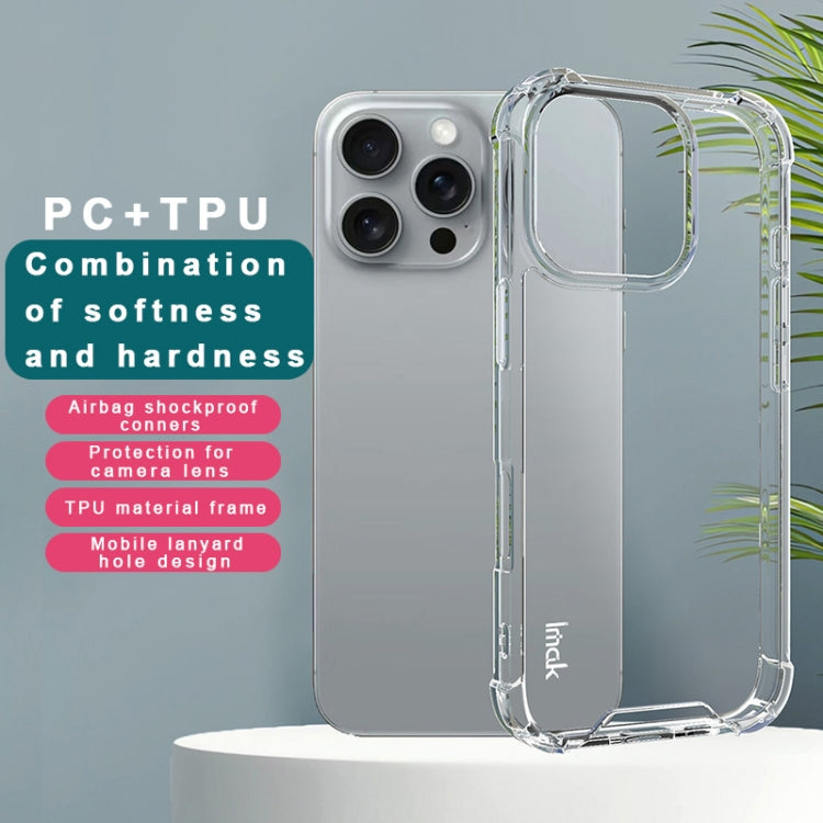 IMAK Space Shield PC + TPU Airbag Shockproof Phone Case, For iPhone 16 Pro Max, For iPhone 16 Pro...