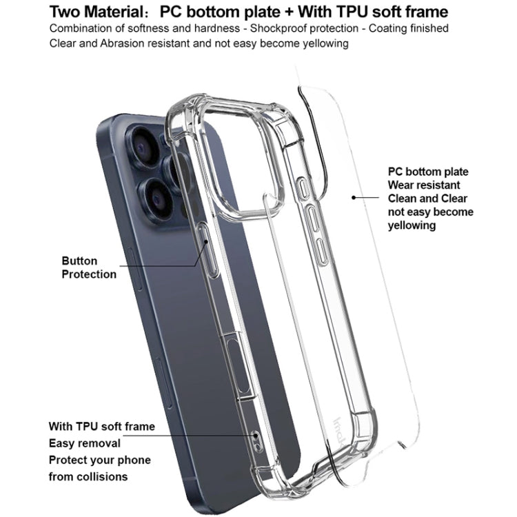 IMAK Space Shield PC + TPU Airbag Shockproof Phone Case, For iPhone 16 Pro Max, For iPhone 16 Pro...