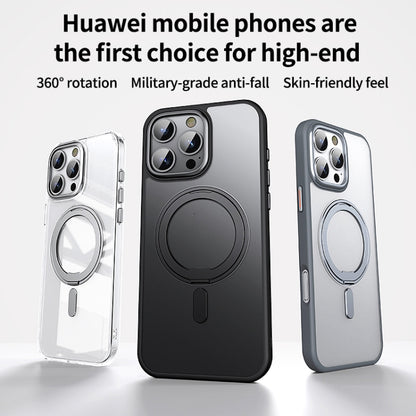 360 Rotating MagSafe Magnetic Frosted Phone Case, For iPhone 16 Pro Max, For iPhone 16 Pro�������...