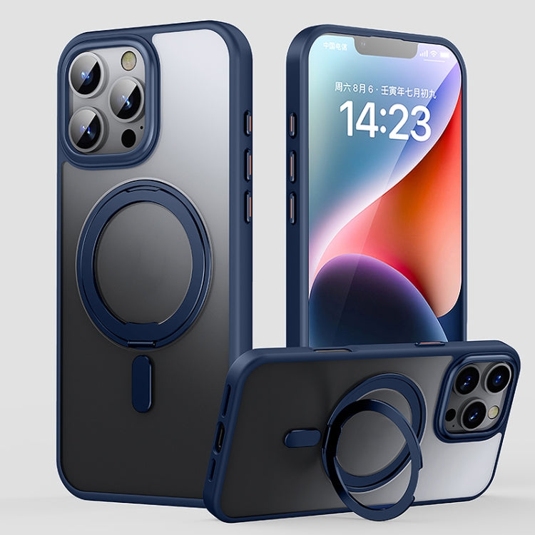 360 Rotating MagSafe Magnetic Frosted Phone Case, For iPhone 16 Pro Max, For iPhone 16 Pro�������...