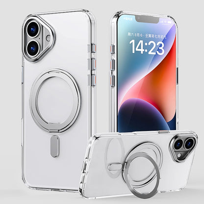 360 Rotating MagSafe Magnetic Frosted Phone Case, For iPhone 16 Pro Max, For iPhone 16 Pro�������...