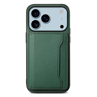 Calf Texture Card Bag Design Full Coverage Phone Case