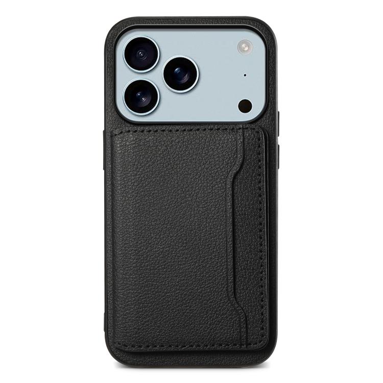 Calf Texture Card Bag Design Full Coverage Phone Case