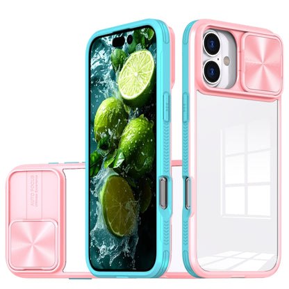 Sliding Camshield Acrylic Hybrid TPU Phone Case, For iPhone 16 Pro Max, For iPhone 16 Pro��������...