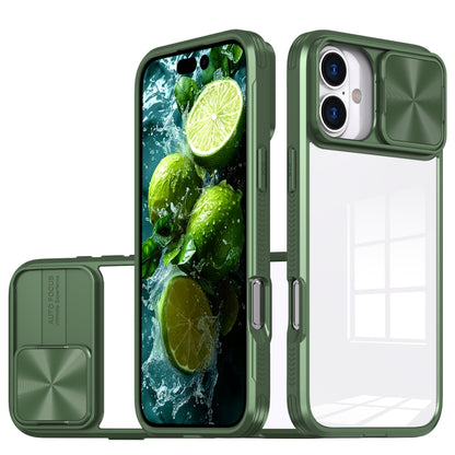 Sliding Camshield Acrylic Hybrid TPU Phone Case, For iPhone 16 Pro Max, For iPhone 16 Pro��������...