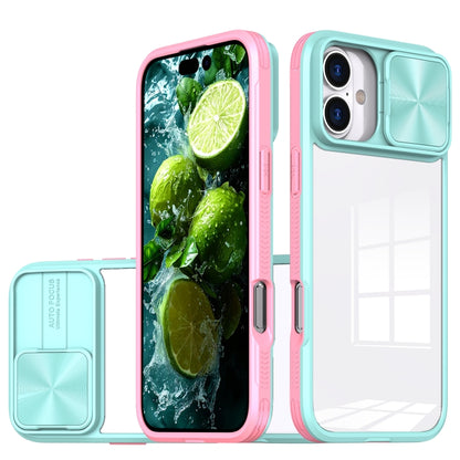 Sliding Camshield Acrylic Hybrid TPU Phone Case, For iPhone 16 Pro Max, For iPhone 16 Pro��������...