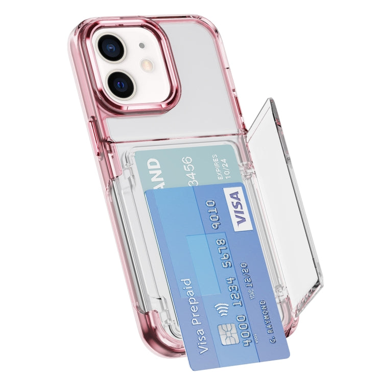 Card Holder Acrylic Hybrid TPU Phone Case, For iPhone 16 Pro Max, For iPhone 16 Pro��������������...