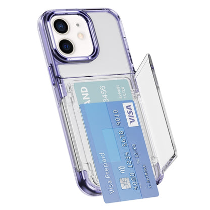 Card Holder Acrylic Hybrid TPU Phone Case, For iPhone 16 Pro Max, For iPhone 16 Pro��������������...