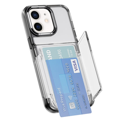 Card Holder Acrylic Hybrid TPU Phone Case, For iPhone 16 Pro Max, For iPhone 16 Pro��������������...