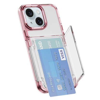 Card Holder Acrylic Hybrid TPU Phone Case, For iPhone 16 Pro Max, For iPhone 16 Pro��������������...