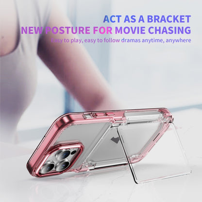 Card Holder Acrylic Hybrid TPU Phone Case, For iPhone 16 Pro Max, For iPhone 16 Pro��������������...