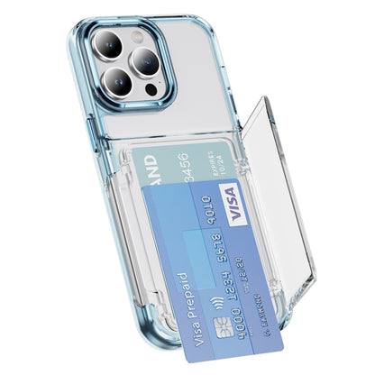Card Holder Acrylic Hybrid TPU Phone Case, For iPhone 16 Pro Max, For iPhone 16 Pro��������������...