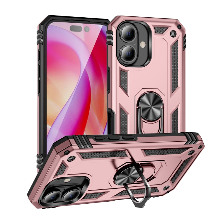 Shockproof TPU Hybrid PC Phone Case with Holder, For iPhone 16 Pro Max, For iPhone 16 Pro��������...