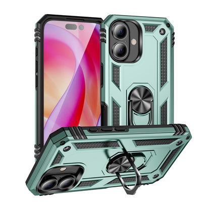 Shockproof TPU Hybrid PC Phone Case with Holder, For iPhone 16 Pro Max, For iPhone 16 Pro��������...