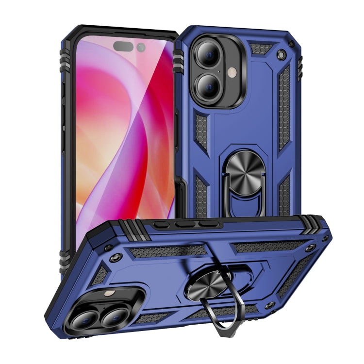Shockproof TPU Hybrid PC Phone Case with Holder, For iPhone 16 Pro Max, For iPhone 16 Pro��������...