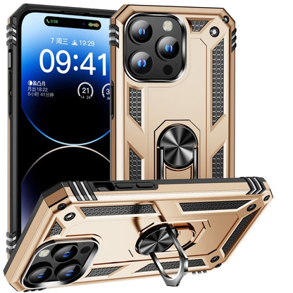 Shockproof TPU Hybrid PC Phone Case with Holder, For iPhone 16 Pro Max, For iPhone 16 Pro��������...
