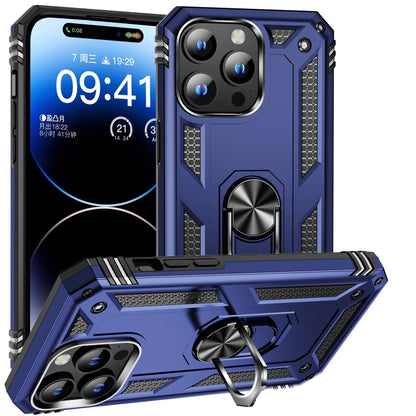 Shockproof TPU Hybrid PC Phone Case with Holder, For iPhone 16 Pro Max, For iPhone 16 Pro��������...