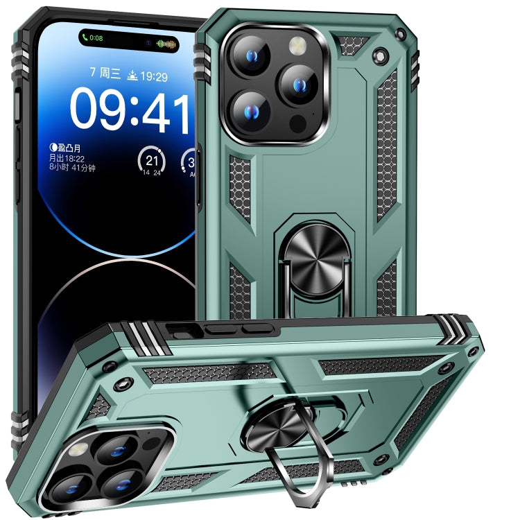 Shockproof TPU Hybrid PC Phone Case with Holder, For iPhone 16 Pro Max, For iPhone 16 Pro��������...