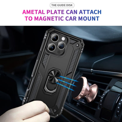 Shockproof TPU Hybrid PC Phone Case with Holder, For iPhone 16 Pro Max, For iPhone 16 Pro��������...