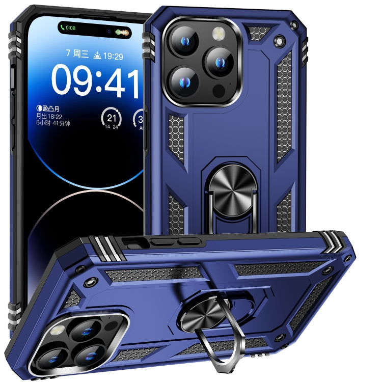 Shockproof TPU Hybrid PC Phone Case with Holder, For iPhone 16 Pro Max, For iPhone 16 Pro��������...