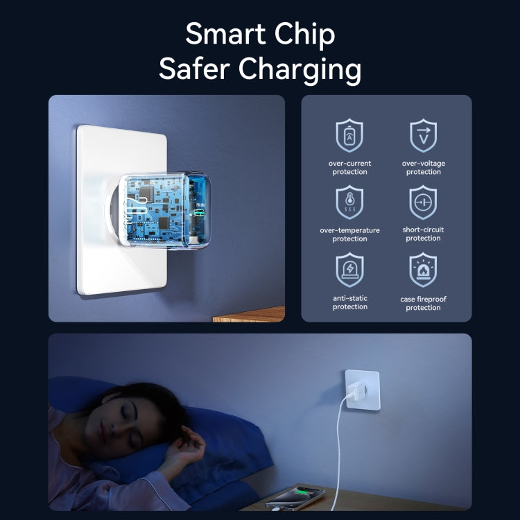 JOYROOM JR-TCF20 PD20W Type-C Port Charger Kit with Type-C to Type-C Cable�����������������������...