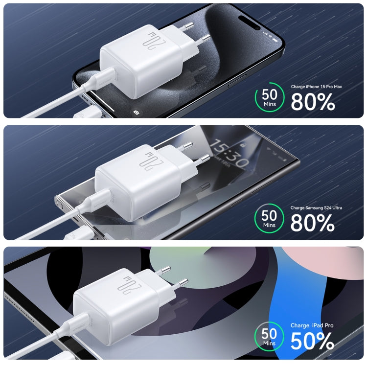JOYROOM JR-TCF20 PD20W Type-C Port Charger Kit with Type-C to Type-C Cable�����������������������...