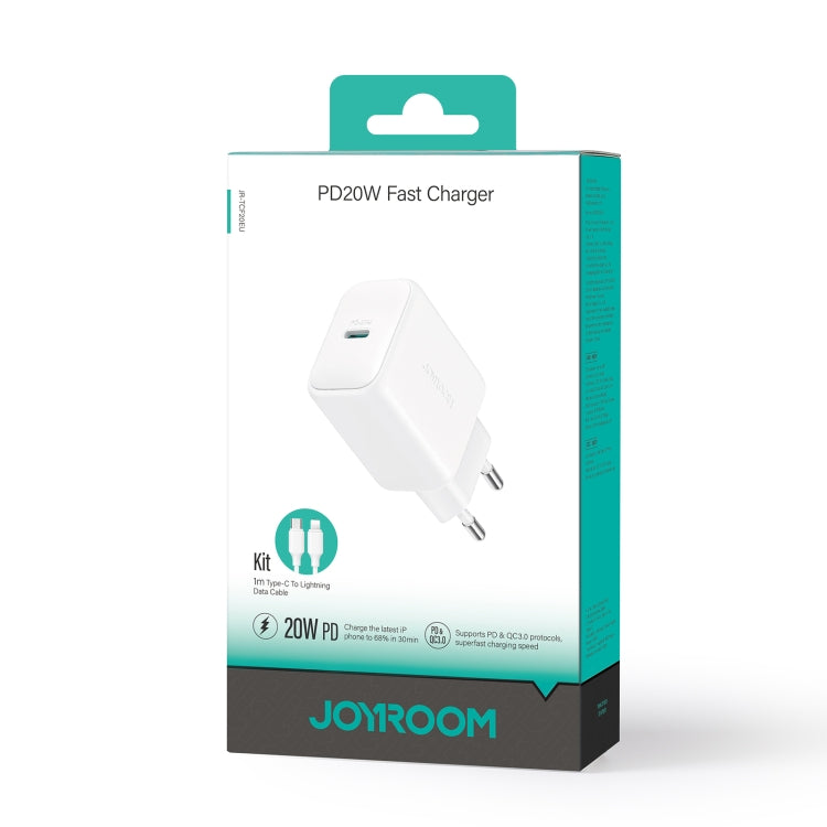 JOYROOM JR-TCF20 PD20W Type-C Port Charger Kit with Type-C to 8 Pin Cable������������������������...